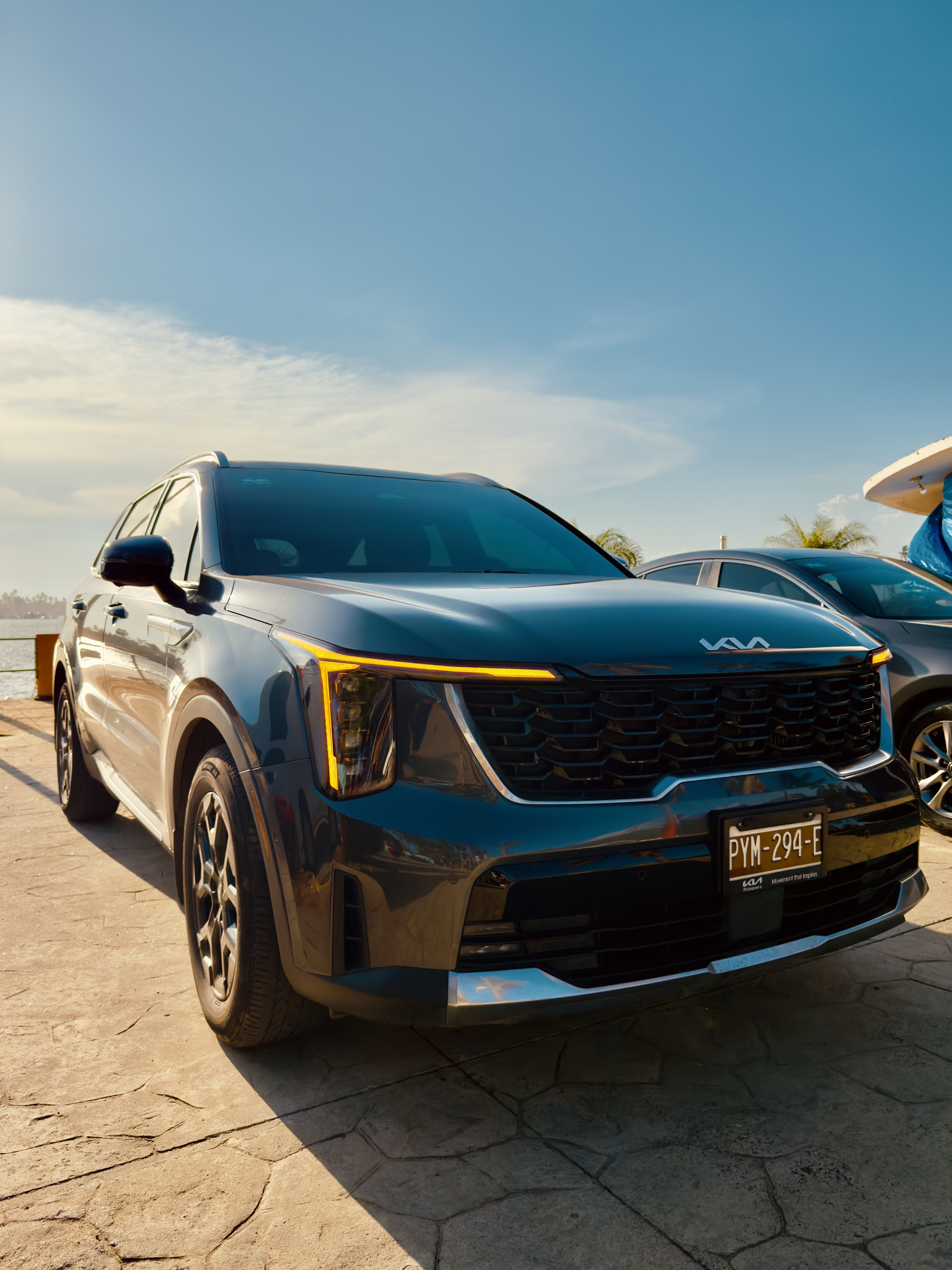 Kia Sorento 2024 Gravity Gray front view